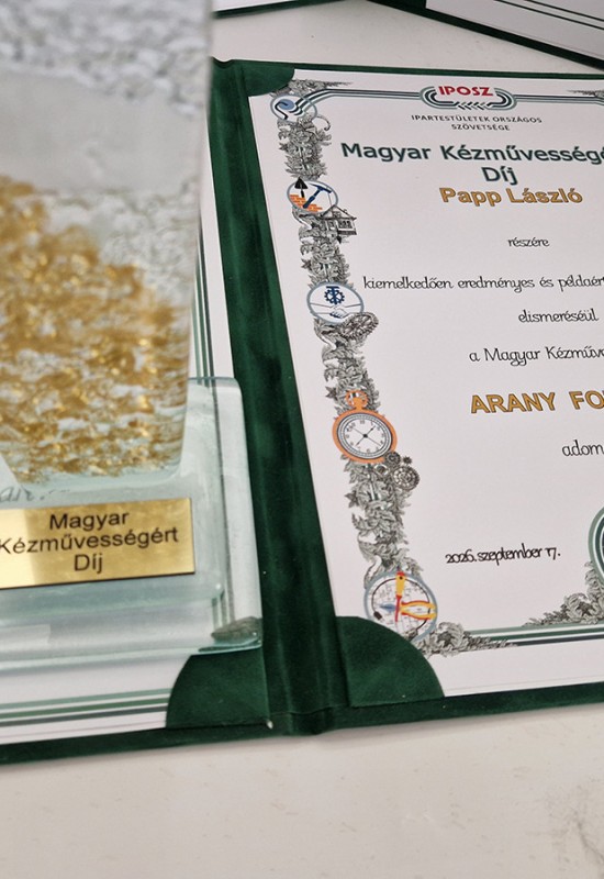 Magyar kézművességért díj